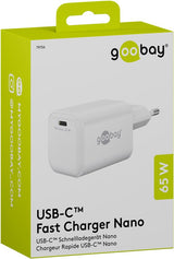 Goobay 79156 oplader til mobil enhed Universel Hvid Vekselstrøm Hurtig opladning Indendørs