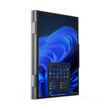 Lenovo ThinkPad X1 2-in-1 Gen 10 Aura Edition Intel Core Ultra 7 265U Hybrid (2-i-1) 35,6 cm (14") Berøringsskærm 2.8K 64 GB LPDDR5x-SDRAM 2 TB SSD Wi-Fi 6E (802.11ax) Windows 11 Pro Tysk, UK engelsk Grå