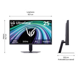 LG 25G523B-B computerskærm 62 cm (24.4") 1920 x 1080 pixel Fuld HD LCD Sort