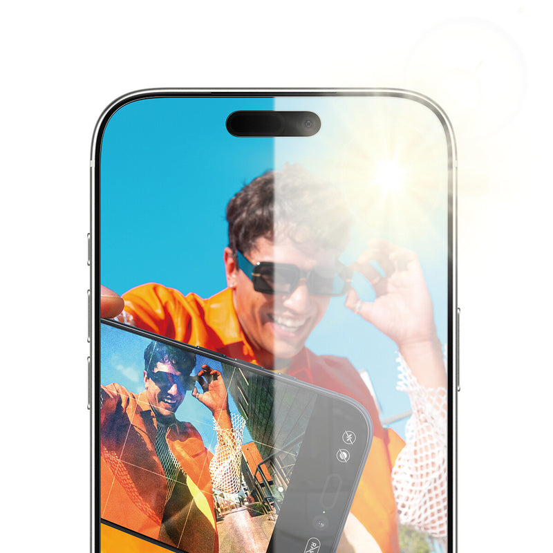 PanzerGlass ® Anti-Reflective Armor Skærmbeskyttelse iPhone 17 Pro Max m. EasyAligner