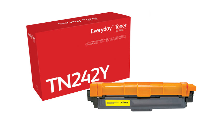 Everyday™ Gul Toner by Xerox compatible with Brother TN242Y, Standard kapacitet