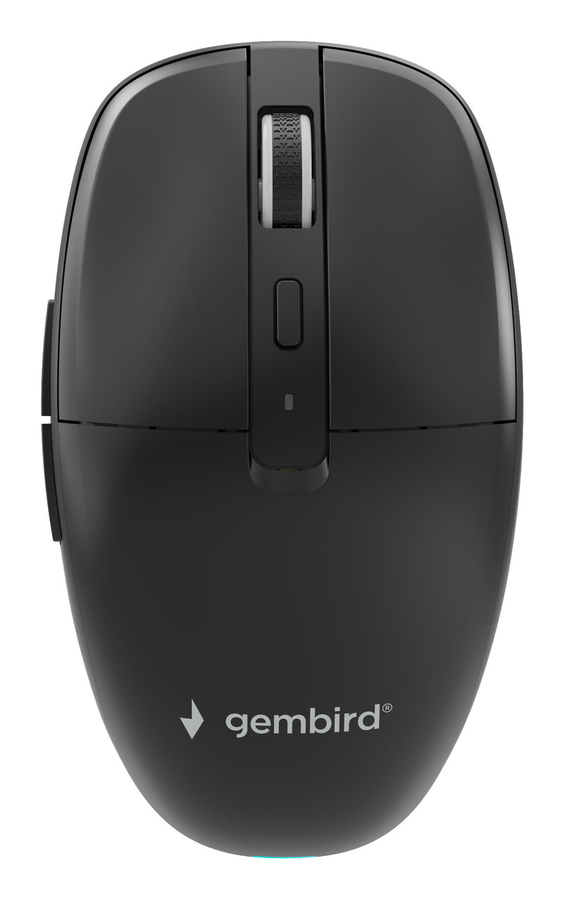 Gembird MUSW2-6B-01 mus Hjem Ambidextrous RF trådløs + Bluetooth Optisk 1600 dpi