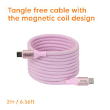 CLUB3D CAC-3031 USB-kabel USB 2.0 2 m USB C Lyserød