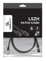 Gembird PP8-LSZHCU-BK-1M netværkskabel Sort Cat8 S/FTP (S-STP)