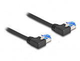 DeLOCK 80209 netværkskabel Sort 0,5 m Cat6a S/FTP (S-STP)