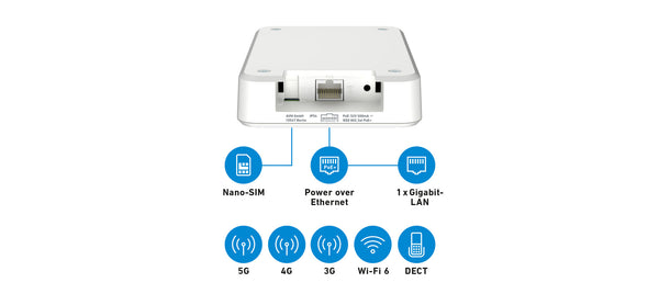 Box FRITZ! 6860 5G Cellulær netværksrouter