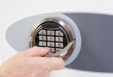 Phoenix Safe Co. SS1182E Fritstående pengeskab 24 L Stål Hvid