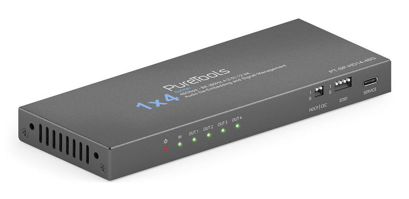 PureTools PT-SP-HD14-48G video-splitter HDMI 4x HDMI