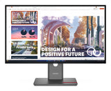 Lenovo ThinkVision P27QD-40 computerskærm 68,6 cm (27") 2560 x 1440 pixel Wide Quad HD LED Sort