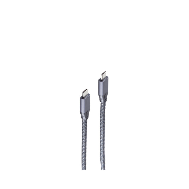 shiverpeaks BASIC S USB-kabel USB 3.2 Gen 2 (3.1 Gen 2) 0,5 m USB C 20 Gbit/sek. Grå