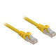 Sharkoon Cat.6a SFTP netværkskabel Gul 0,25 m Cat6a S/FTP (S-STP)
