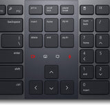DELL KB900 tastatur Kontor RF trådløs + Bluetooth QWERTY Nordisk Grafit