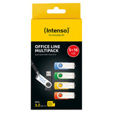 Intenso 3543575 USB-nøgle 16 GB USB Type-A 3.2 Gen 1 (3.1 Gen 1) Flerfarvet