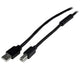 StarTech.com USB2HAB65AC USB-kabel USB 2.0 20 m USB A USB B 0,48 Gbit/sek. Sort