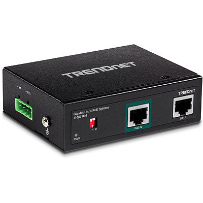Trendnet TI-SG104 netværks-splitter Strøm over Ethernet (PoE) Sort