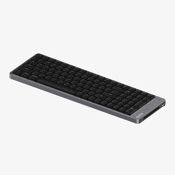 Lofree Flow 2 100 tastatur Universel USB + RF Wireless + Bluetooth QWERTY Sort, Grå