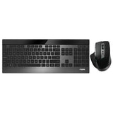 Rapoo 9900m tastatur Mus inkluderet Kontor QWERTZ Sort