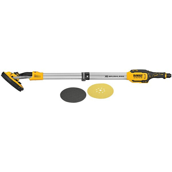 DeWALT DCE800N-XJ transportabel slibemaskine Gipsslibemaskine 1200 rpm Sort, Sølv, Gul