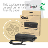 CLUB3D CAC-1932 oplader til mobil enhed Universel Sort Vekselstrøm Hurtig opladning