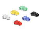 DeLOCK 88129 kabelorganisator Universel Kabelklemme Forskellige farver 12 stk