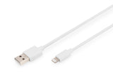 Digitus DB-600106-010-W Lightning kabel 1 m Hvid