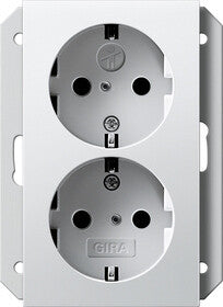 GIRA 2731 03 stikkontakt CEE 7/3 Hvid