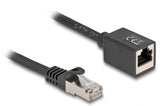 DeLOCK 90318 netværkskabel Sort 5 m Cat6a S/FTP (S-STP)
