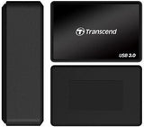 Transcend CFast 2.0 USB3.0 kortlæser USB 3.2 Gen 1 (3.1 Gen 1) Sort