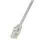 LogiLink 0.25m Cat.6 U/UTP RJ45v netværkskabel Grå 0,25 m Cat6 U/UTP (UTP)
