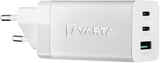 Varta 57956 101 401 oplader til mobil enhed Universel Hvid Vekselstrøm Hurtig opladning Indendørs