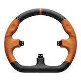 Asetek Closed D Orange Leather Rim Racerhjul