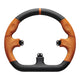 Asetek Closed D Orange Leather Rim Racerhjul