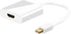 Goobay miniDisplayPort/HDMI 0,1 m HDMI Type A (Standard) Hvid