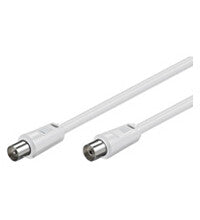 Goobay BK 250 koaxial kabel 2,5 m Koaksial Hvid