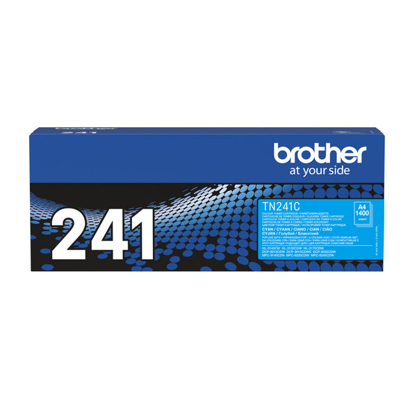 Brother TN-241C tonerpatron 1 stk Original Blå