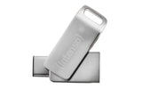 Intenso cMobile Line USB-nøgle 128 GB USB Type-A / USB Type-C 3.2 Gen 1 (3.1 Gen 1) Sølv