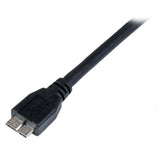 StarTech.com USB3CAUB1M USB-kabel USB 3.2 Gen 1 (3.1 Gen 1) 1 m USB A Micro-USB B 5 Gbit/sek. Sort