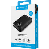 Sandberg 421-47 powerbank Halvfast tilstand 5000 mAh Sort
