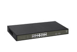 LevelOne GES-2118P netværksswitch Administreret L2 Gigabit Ethernet (10/100/1000) Strøm over Ethernet (PoE) Sort