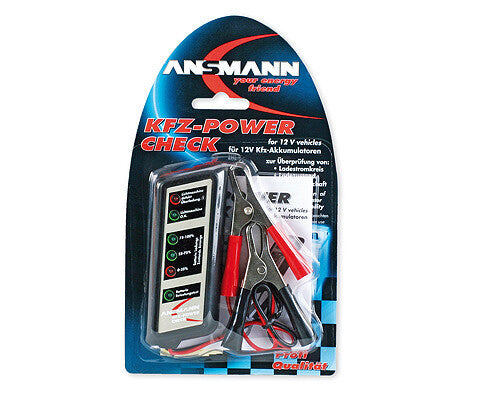 Ansmann Vehicle power check batteritester Sort