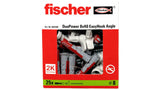 Fischer 564169 skrueanker og vægudtag 25 stk Skruekrog og vægstiksæt