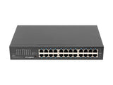 Lanberg RSGE-24 netværksswitch Ikke administreret Gigabit Ethernet (10/100/1000) 1U Sort