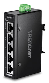 Trendnet TI-ELC50 netværksswitch Ikke administreret Fast Ethernet (10/100) Sort