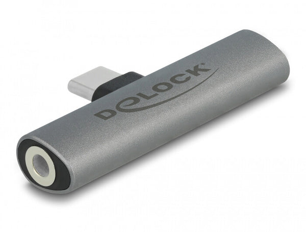 DeLOCK 64186 kabel kønsskifter USB Type-C USB Type-C + 3.5mm Grå
