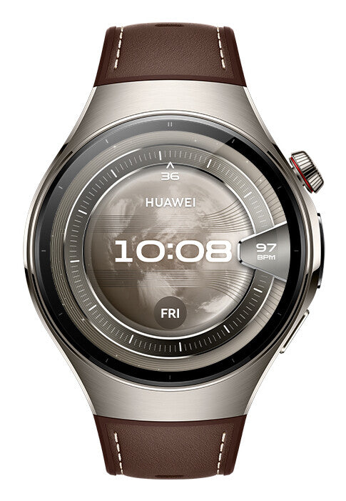 Huawei WATCH 5 3,51 cm (1.38") AMOLED 46 mm Digital 466 x 466 pixel Berøringsskærm Sølv GPS (satellit)