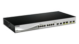 D-Link DXS-1210-12SC/E netværksswitch Administreret L2 10G Ethernet (100/1000/10000) 1U Sort, Sølv