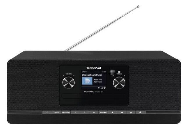 TechniSat DIGITRADIO 372 CD BT Køkken Analog & digital Sort