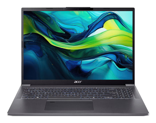 Acer Aspire 16 A16-71M-77HE Intel Core Ultra 7 155H Laptop 40,6 cm (16") WUXGA+ 16 GB LPDDR5x-SDRAM 512 GB SSD Wi-Fi 6 (802.11ax) Windows 11 Home Grå