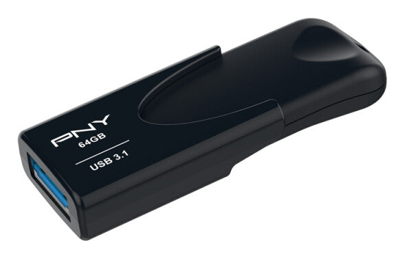 PNY Attaché 4 USB-nøgle 64 GB USB Type-A 3.2 Gen 1 (3.1 Gen 1) Sort