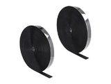 DeLOCK 20859 velcro lynlås Nylon, Polyester Sort